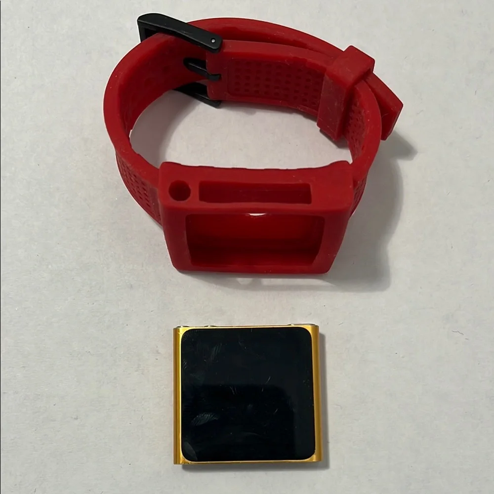 Red Old Apple iPod Nano Watch